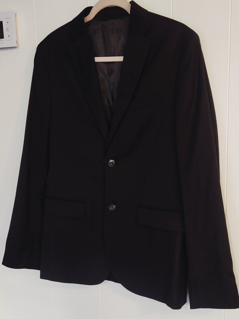 H&M Men's Black Slim Fit Single-Breasted Blazer - Picture 2 of 7